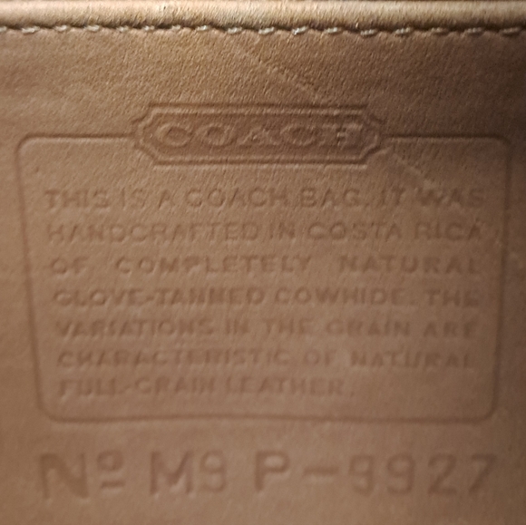 Vintage Coach Leather Crossbody Satchel – Camel – Nickel Hardware – Costa Rica - Picture 16 of 16